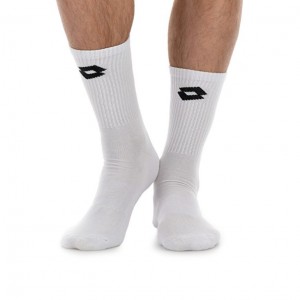 Calcetines Lotto Tennis III Blancas | YD513691L8