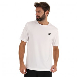 Camiseta Lotto MSP Sports Zip Hombre Blancas | LE861826K9