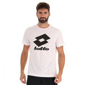 Camiseta Lotto Smart III Sports Zip Hombre Blancas | UF228782I7