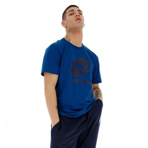 Camiseta Lotto Smart II JS Hombre Azules | PO358915P1