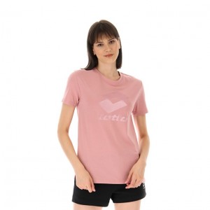 Camiseta Lotto Smart W IV Mujer Rosas | YB100240F2