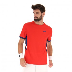 Camiseta Lotto Squadra III Hombre Rojas | ZE899989H0