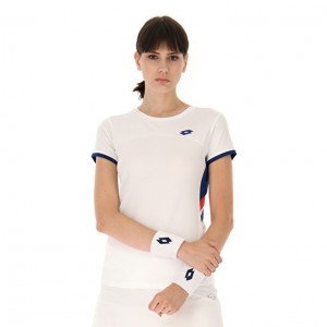 Camiseta Lotto Squadra W III Mujer Blancas | GR157305S9
