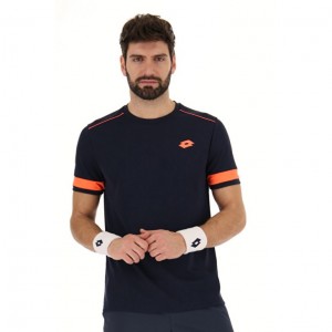 Camiseta Lotto Superrapida V Hombre Azul Marino Azules | VM282068Y0