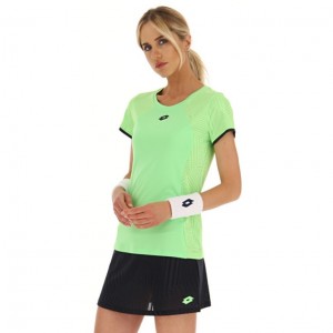 Camiseta Lotto Superrapida W V Mujer Verde | VX057075J5