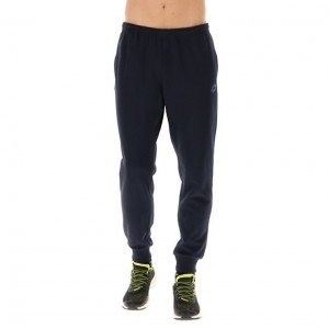 Pantalon Lotto Msc Cuff RIB Hombre Azul Marino Azules | NU797239N6