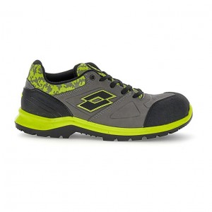 Safety Shoes Lotto Hit 200 S3 Hombre Gris Negras Verde | QR786838H6