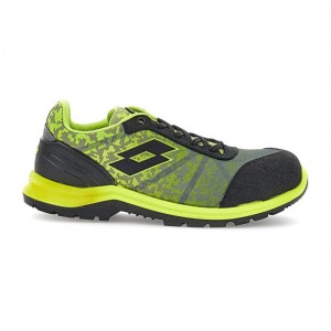 Safety Shoes Lotto Hit 400 S1P Hombre Verde Negras Gris | MM746674A8