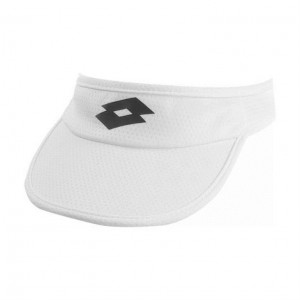 Visor Lotto Tennis W Blancas Negras | JP609380Q5