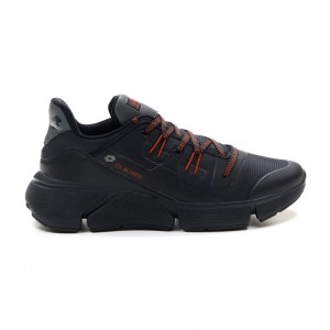 Zapatillas Deportivas Lotto Libra AMF 1 Hombre Negras Rojas | JH467436A2