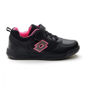 Zapatillas Deportivas Lotto Set Ace AMF XIX 1 CL S Niños Negras Rosas | BC374037F4