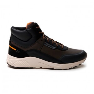 Zapatillas Deportivas Lotto Ultra AMF II Mid HD Hombre Marrones Negras | CE975467C2