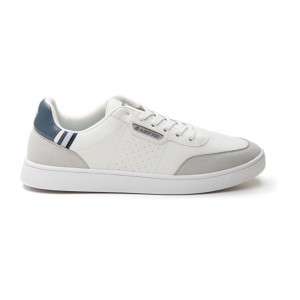 Zapatillas Lotto 1973 1 AMF Hombre Blancas Azules Gris | DO079657S7