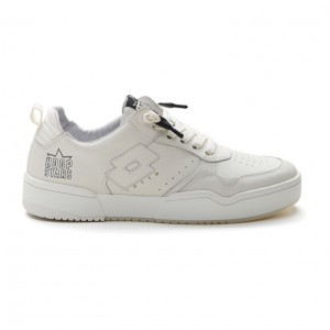 Zapatillas Lotto Hoop Stars Hombre Blancas Negras | AS801290V2