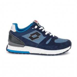 Zapatillas Lotto Tokyo Shibuya Hombre Azules Azules Negras | EK383878J5