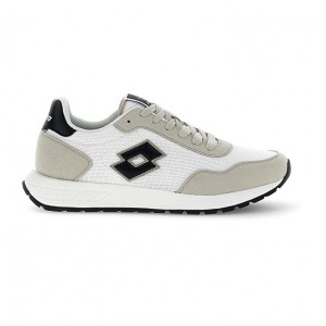 Zapatillas Lotto Trainer 2000 AMF Hombre Blancas Negras | RH936083Z8