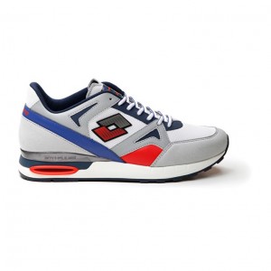 Zapatillas Running Lotto Synpulse '93 II AMF Hombre Blancas Azules Rojas | DM213541Y5