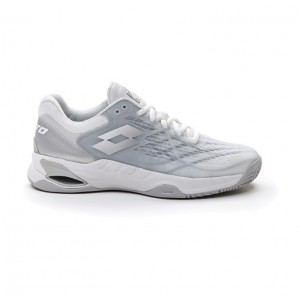 Zapatillas Tenis Lotto Mirage 100 CLY W Mujer Blancas Plateadas | MM443624L1