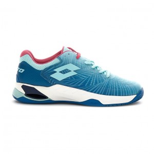 Zapatillas Tenis Lotto Mirage 100 II CLY W Mujer Azules Azules Rosas | FF526972N7