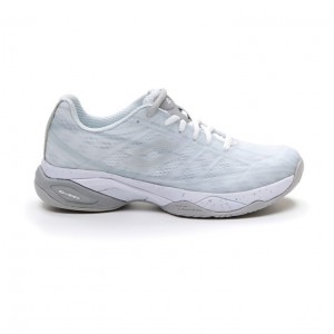 Zapatillas Tenis Lotto Mirage 300 SPD W Mujer Blancas Plateadas | LG195279T9