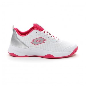 Zapatillas Tenis Lotto Mirage 600 ALR W Mujer Blancas Plateadas Rosas | DK603990J4
