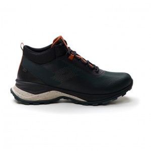 Zapatillas Trail Running Lotto Moonrun 300 II Mid HD Hombre Verde Gris Negras | UN802700Q2