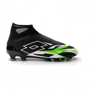 Zapatos De Fútbol Lotto Solista 100 VI Gravity FG Hombre Negras Blancas Verde | AC032853I3