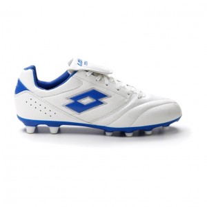 Zapatos De Fútbol Lotto Stadio 200 III FG Hombre Blancas Azules | XS976027U0