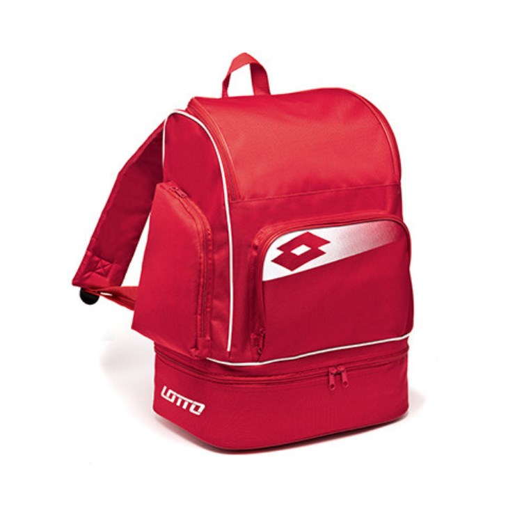 Bolsas Lotto Soccer Backpack II With Shoe Holder Rojas | PA770407E3