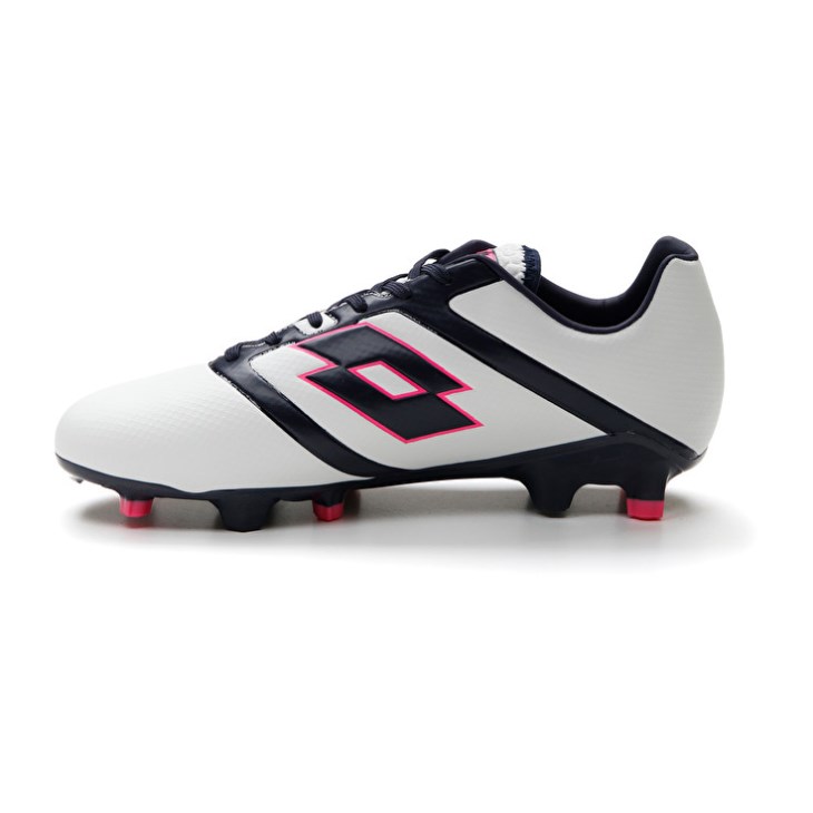 Botas de Futbol Lotto Maestro 300 IV FG Hombre Blancas Negras | JB039873X5