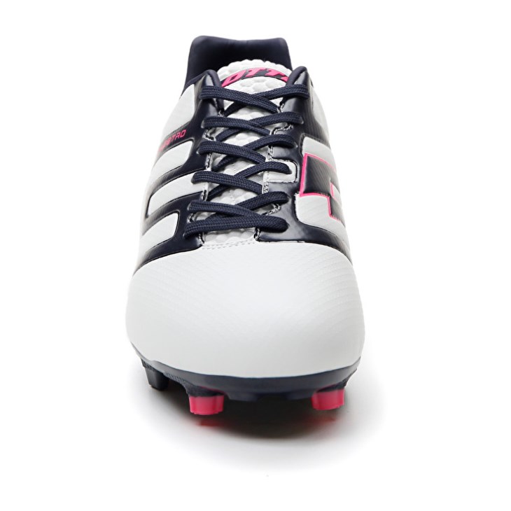 Botas de Futbol Lotto Maestro 300 IV FG Hombre Blancas Negras | JB039873X5