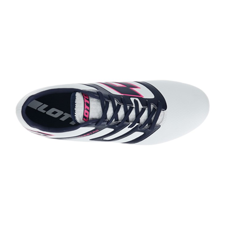 Botas de Futbol Lotto Maestro 300 IV FG Hombre Blancas Negras | JB039873X5