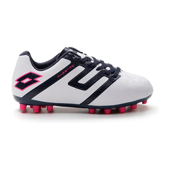 Botas de Futbol Lotto Maestro 700 IV AGM JR Niños Negras Rojas | NR778257P8
