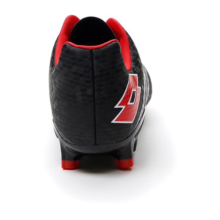 Botas de Futbol Lotto Maestro 700 IV FG Hombre Negras Rojas | KR958665I5