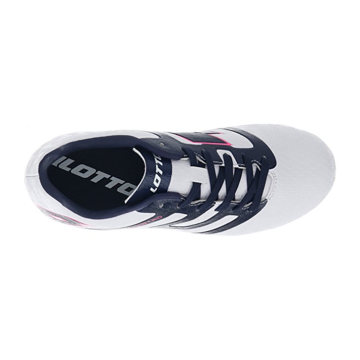 Botas de Futbol Lotto Maestro 700 IV FG JR Niños Blancas Azul Marino Azules | GZ585888Y9
