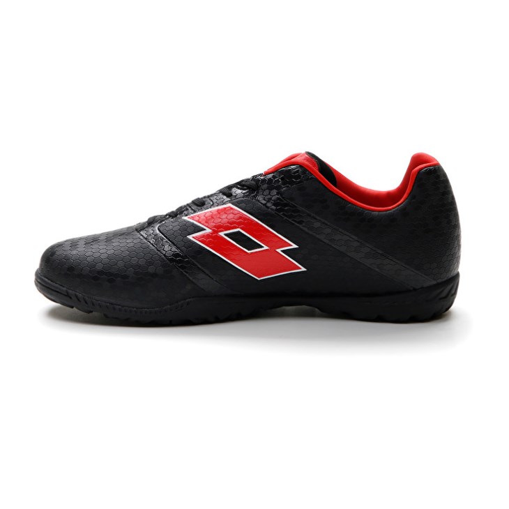 Botas de Futbol Lotto Maestro 700 IV TF Hombre Negras Rojas | RV960226Z5