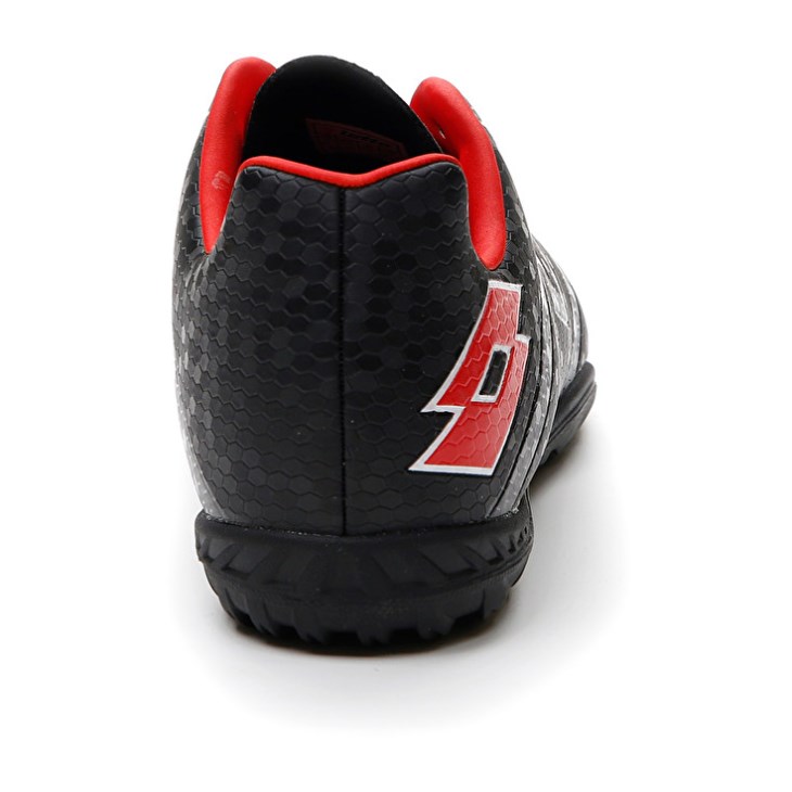Botas de Futbol Lotto Maestro 700 IV TF Hombre Negras Rojas | RV960226Z5