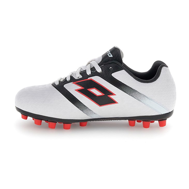 Botas de Futbol Lotto Maestro 700 V AGM JR Niños Blancas Negras Rojas | CS575907T3