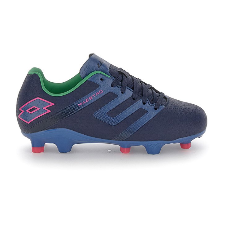 Botas de Futbol Lotto Maestro 700 V FG AGM JR Niños Azul Marino Azules | UR519091S3