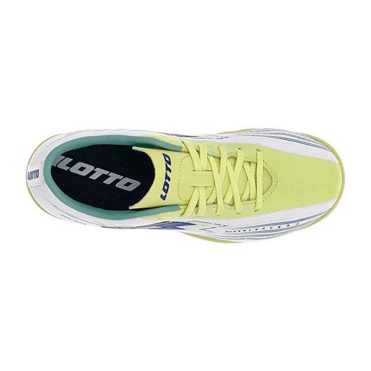 Botas de Futbol Lotto Solista 700 VIII ID JR Niños Blancas Verde Amarillo | NI195929R0