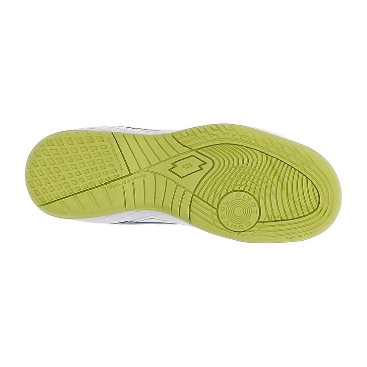 Botas de Futbol Lotto Solista 700 VIII ID JR Niños Blancas Verde Amarillo | NI195929R0