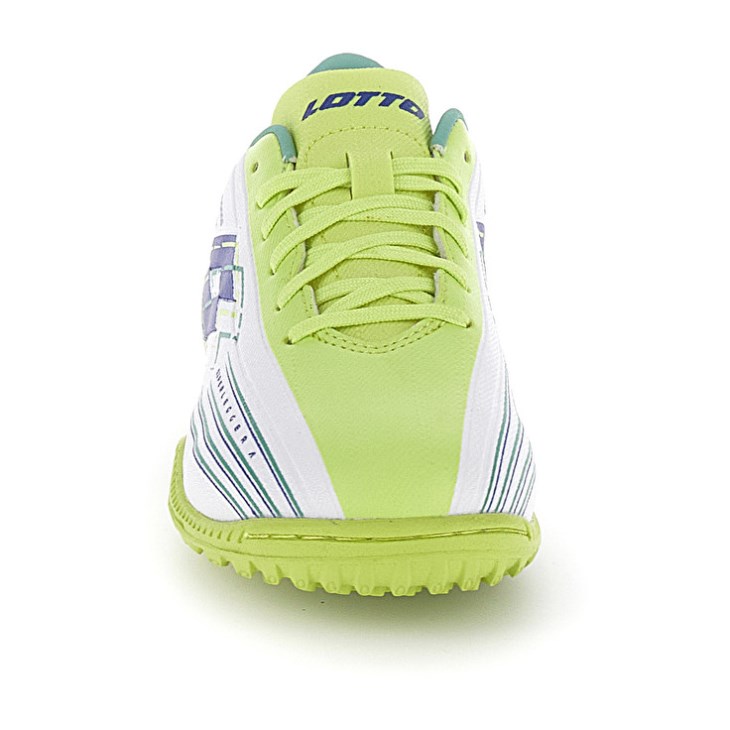 Botas de Futbol Lotto Solista 700 VIII TF JR Niños Blancas Verde Amarillo | JF945724S7