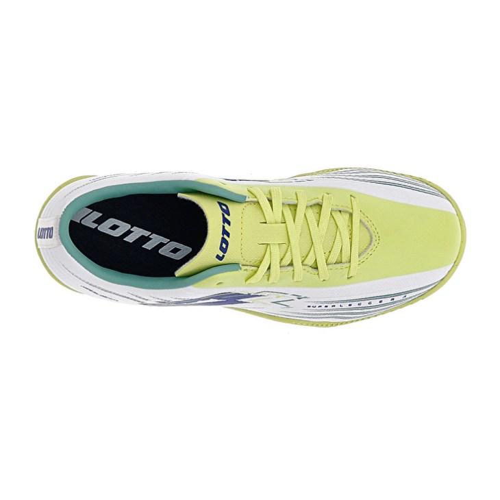 Botas de Futbol Lotto Solista 700 VIII TF JR Niños Blancas Verde Amarillo | JF945724S7