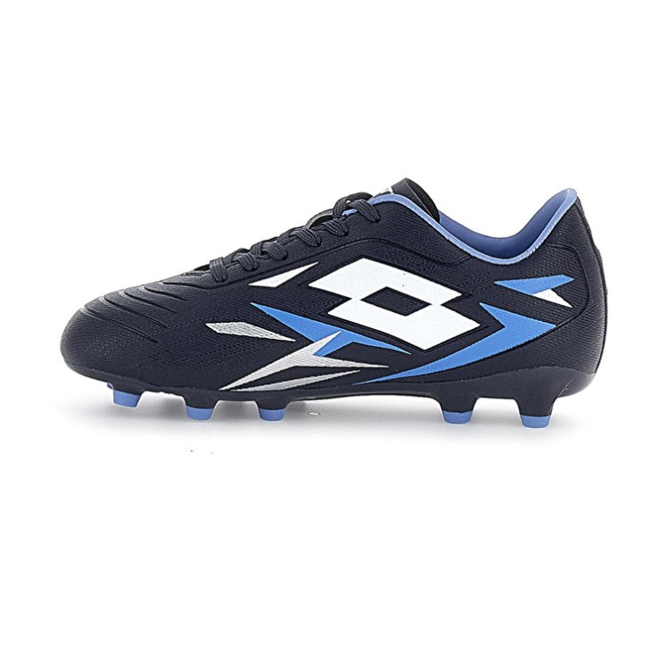 Botas de Futbol Lotto Solista 700 VI FG JR Niños Azul Marino Azules Blancas Azules | RT617631G0