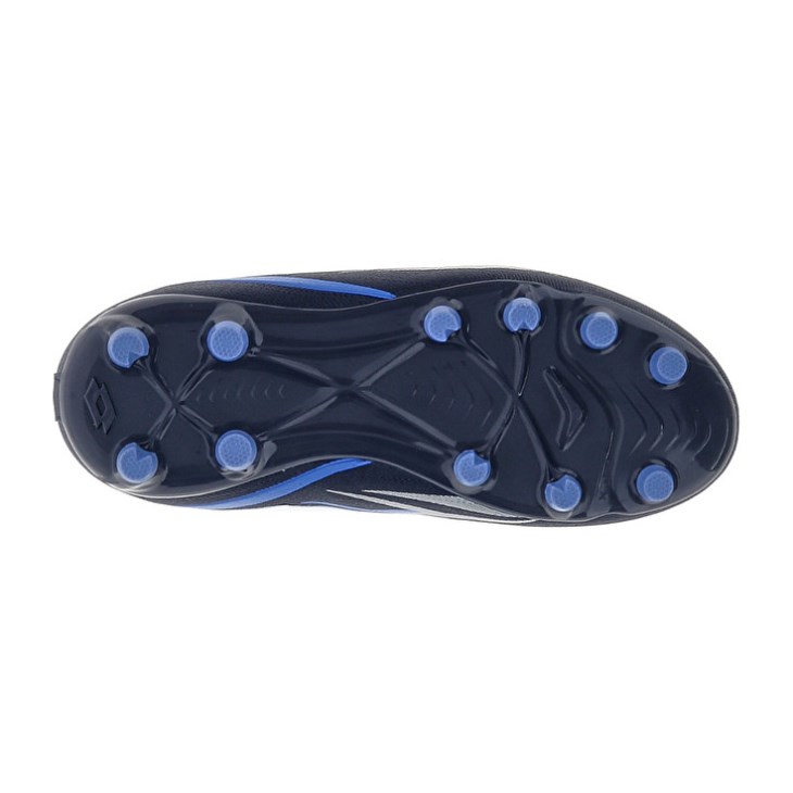 Botas de Futbol Lotto Solista 700 VI FG JR Niños Azul Marino Azules Blancas Azules | RT617631G0