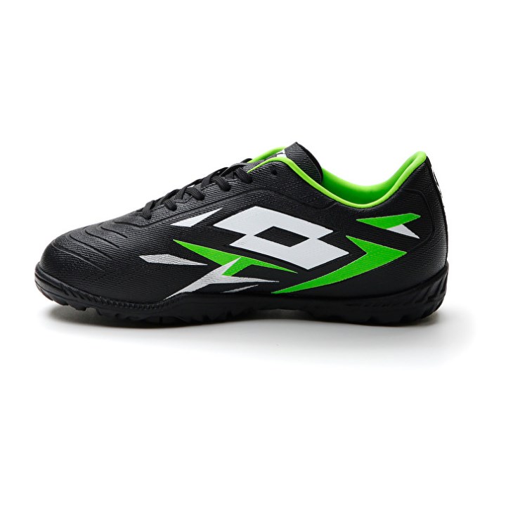Botas de Futbol Lotto Solista 700 VI TF JR Niños Negras Verde | VW295409F7