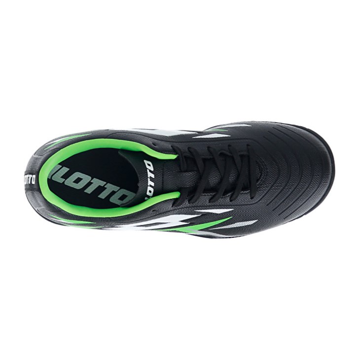 Botas de Futbol Lotto Solista 700 VI TF JR Niños Negras Verde | VW295409F7