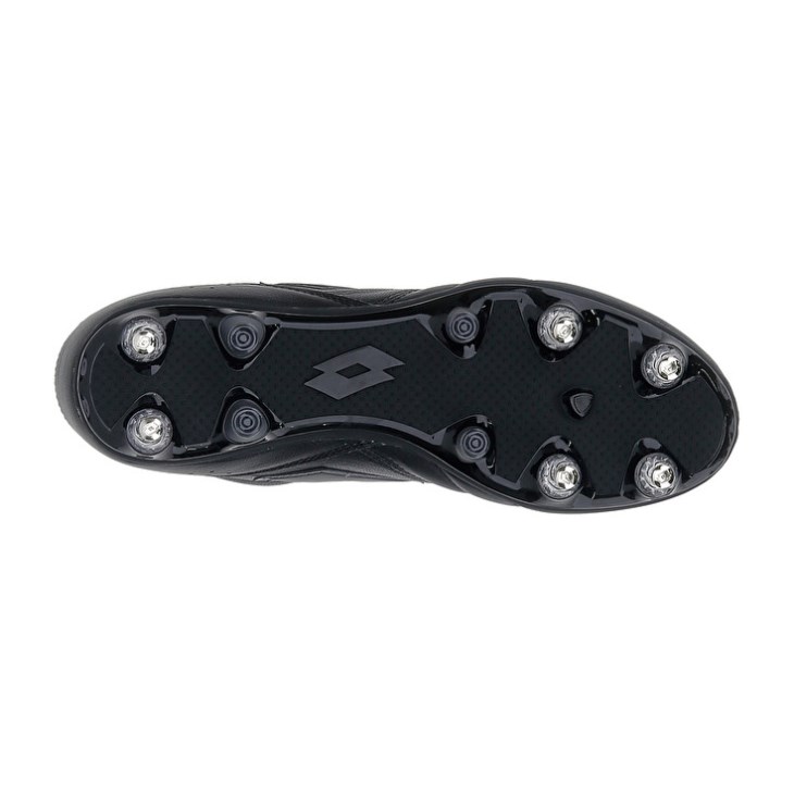 Botas de Futbol Lotto Stadio 200 III SGX 50 Hombre Negras Gris Oscuro | JK183658H6