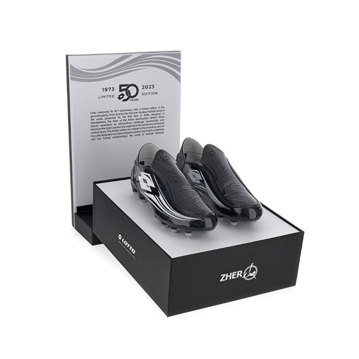 Botas de Futbol Lotto Zhero Gravity Tre OG 50 YRS Hombre Negras | KE514271Q6