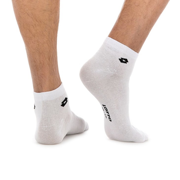 Calcetines Lotto Ankle II Pk3prs Blancas | UD543344X6